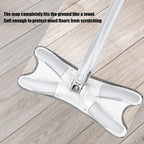 ALVENZA Hands-Free Mop – X-Shape Microfiber Squeeze | Storenzo