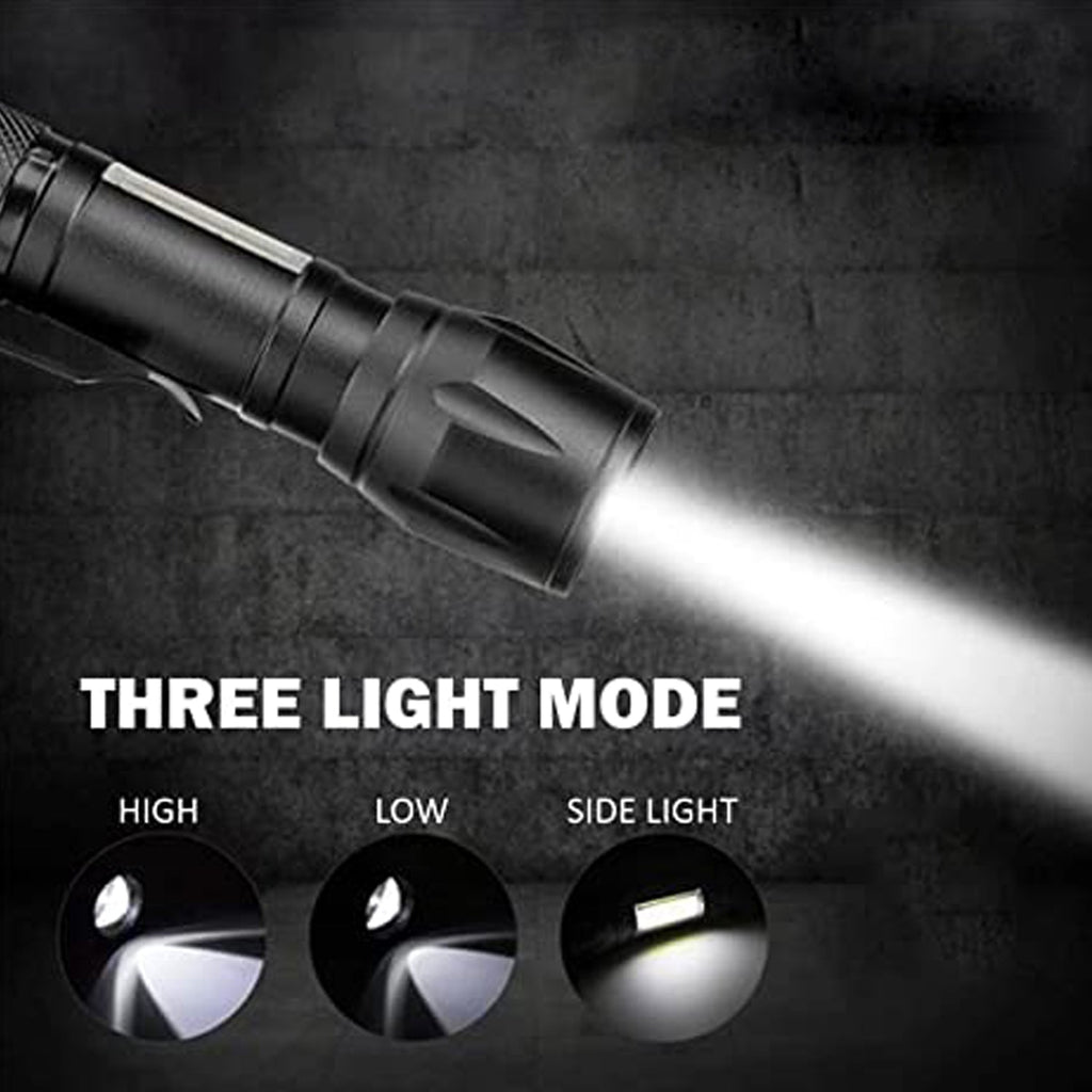 ALVENZA Rechargeable LED Flashlight – Mini, Long Range Torch | Indo Glow