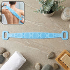 Silicone Back Scrubber Belt Effective Dual-Handle Exfoliation