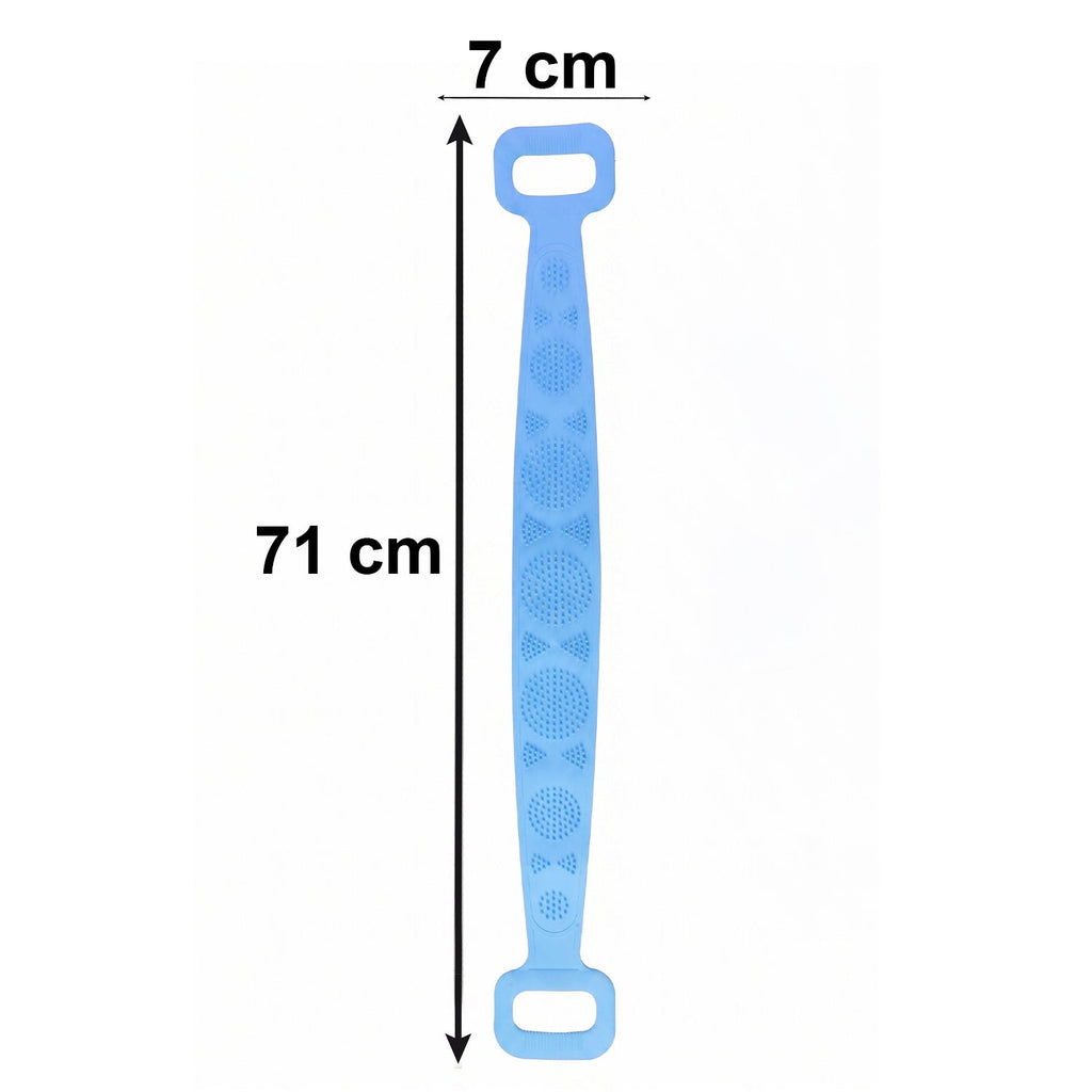 Silicone Back Scrubber Belt Effective Dual-Handle Exfoliation - Detail View 7