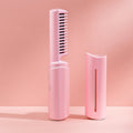 Rechargeable Mini Hair Straightener – Cordless Flat Iron | Calm & Curl