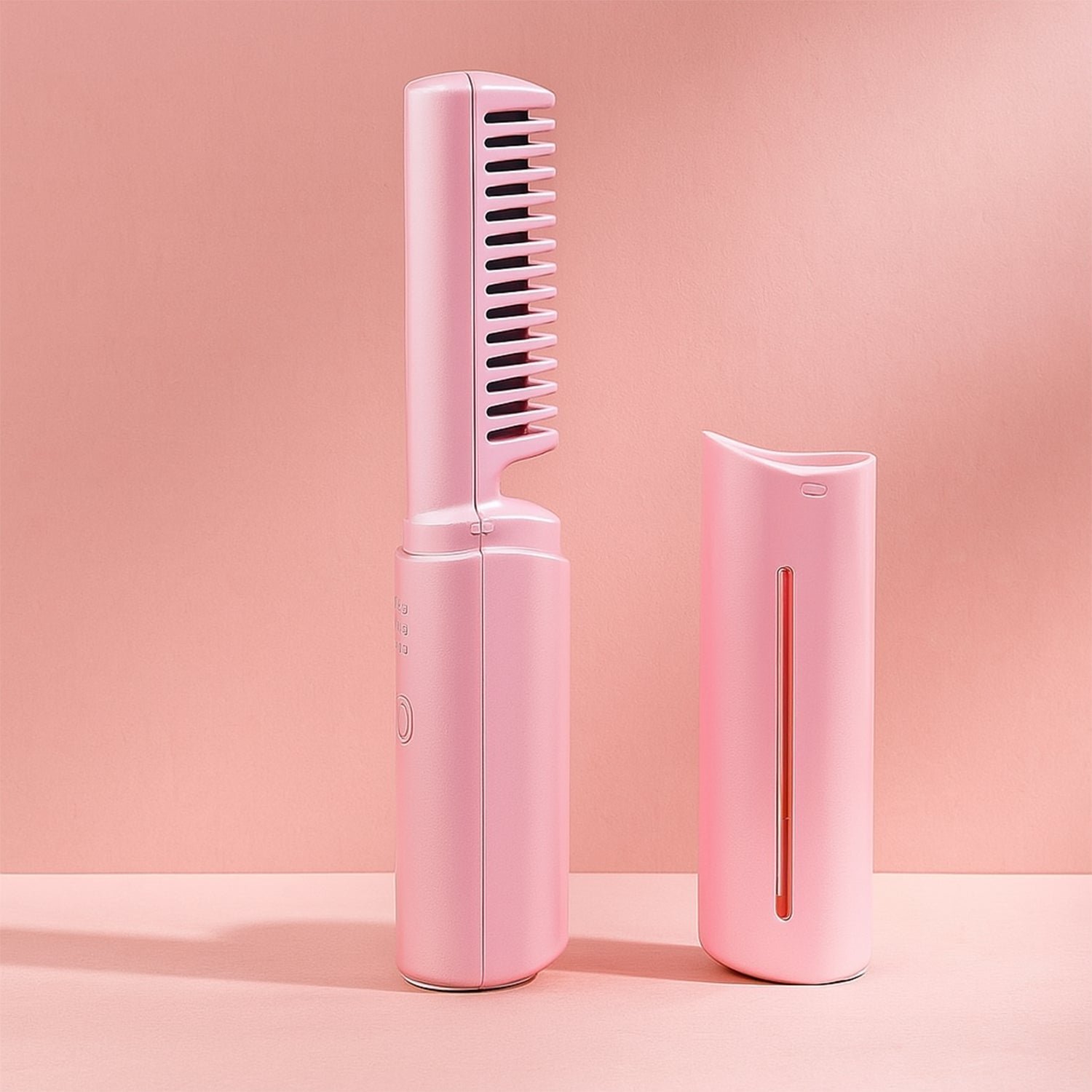 Rechargeable Mini Hair Straightener – Cordless Flat Iron | Calm & Curl