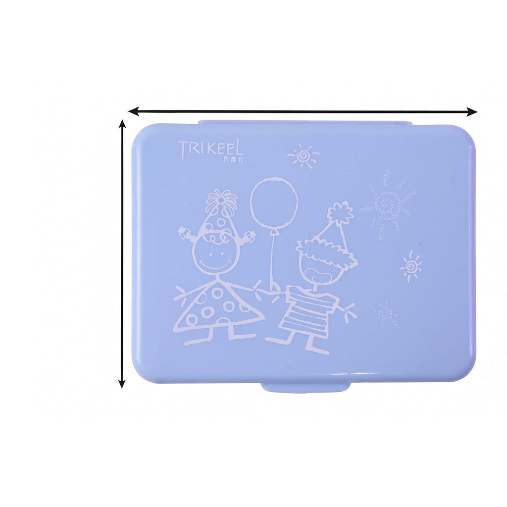 Pill Organizer Box Compact 6-Compartment Daily Medicine Storage - Detail View 6