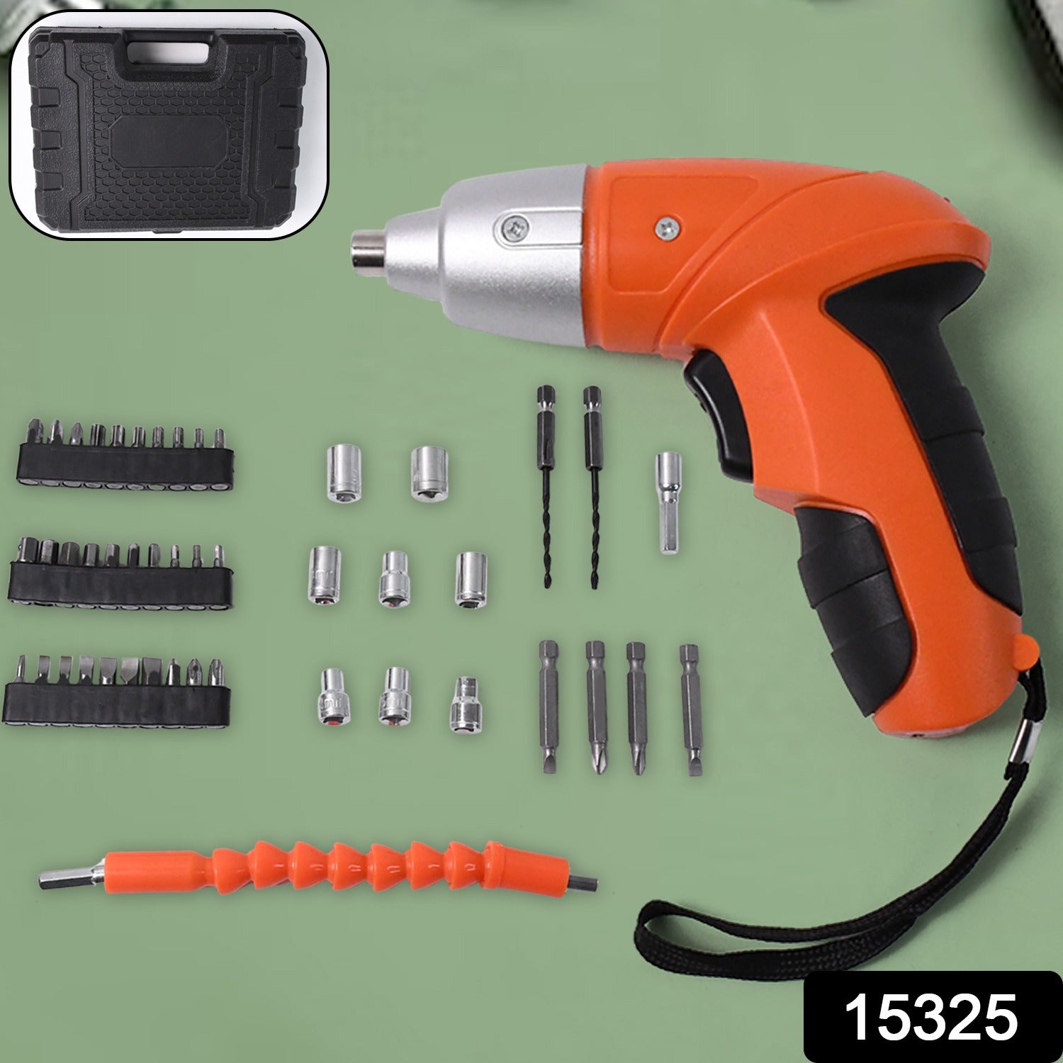 ALVENZA Electric Screwdriver Set – 45-Bit Cordless Power Tool for Home DIY