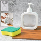 Soap Dispenser Clear Refillable Pump Bottle | VelvetBubbles