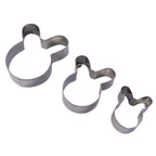 Stainless Steel House Shape Cookie Cutter Set 3 Durable Baking Molds - Detail View 6