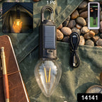 Camping Lantern Eco-Friendly, Dual Charging with Warm LED - Side View
