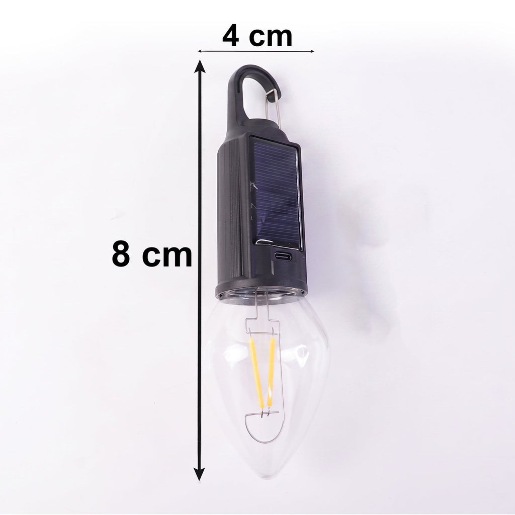 Camping Lantern Eco-Friendly, Dual Charging with Warm LED - Detail View 6