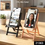 ALVENZA Mini Chair Mobile Phone Stand – Foldable & Portable Holder