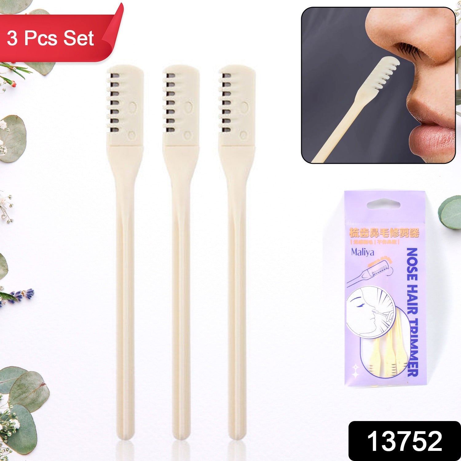 Nose Hair Trimmer Painless 3-in-1 Grooming Kit | PureBeard - Side View