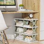 ALVENZA Foldable Shoe Rack 6-Layer – Space-Saving Organizer | Organivo