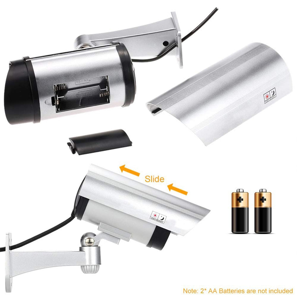 ALVENZA Dummy Security Camera – Outdoor Fake CCTV with LED | AutoSafeo