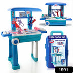 ALVENZA Kids Doctor Set with Trolley & LED Light Instruments | Aditi
