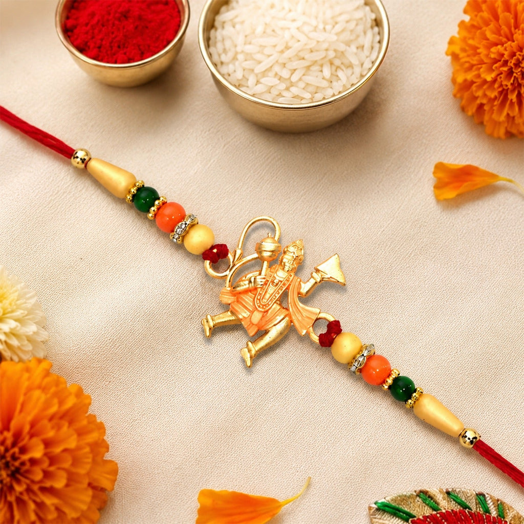 ALVENZA Hanumaan ji Rakhi – Dronagiri Mountain symbol of protection and devotion