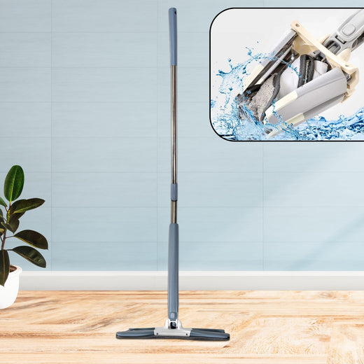 ALVENZA Hands-Free Mop – X-Shape Microfiber Squeeze | Storenzo
