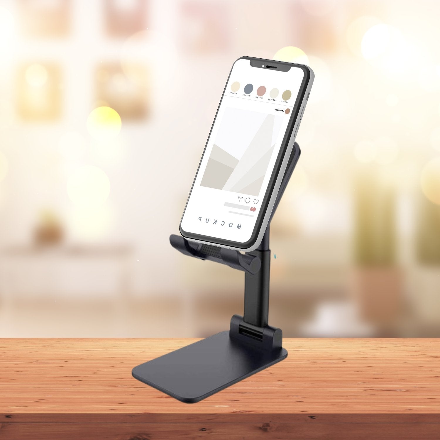 ALVENZA Foldable Mobile Stand – Adjustable Desktop Holder | PHOBIA