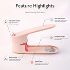 Adjustable Shoe Storage Rack Space-Saving & Stackable Design - Back View