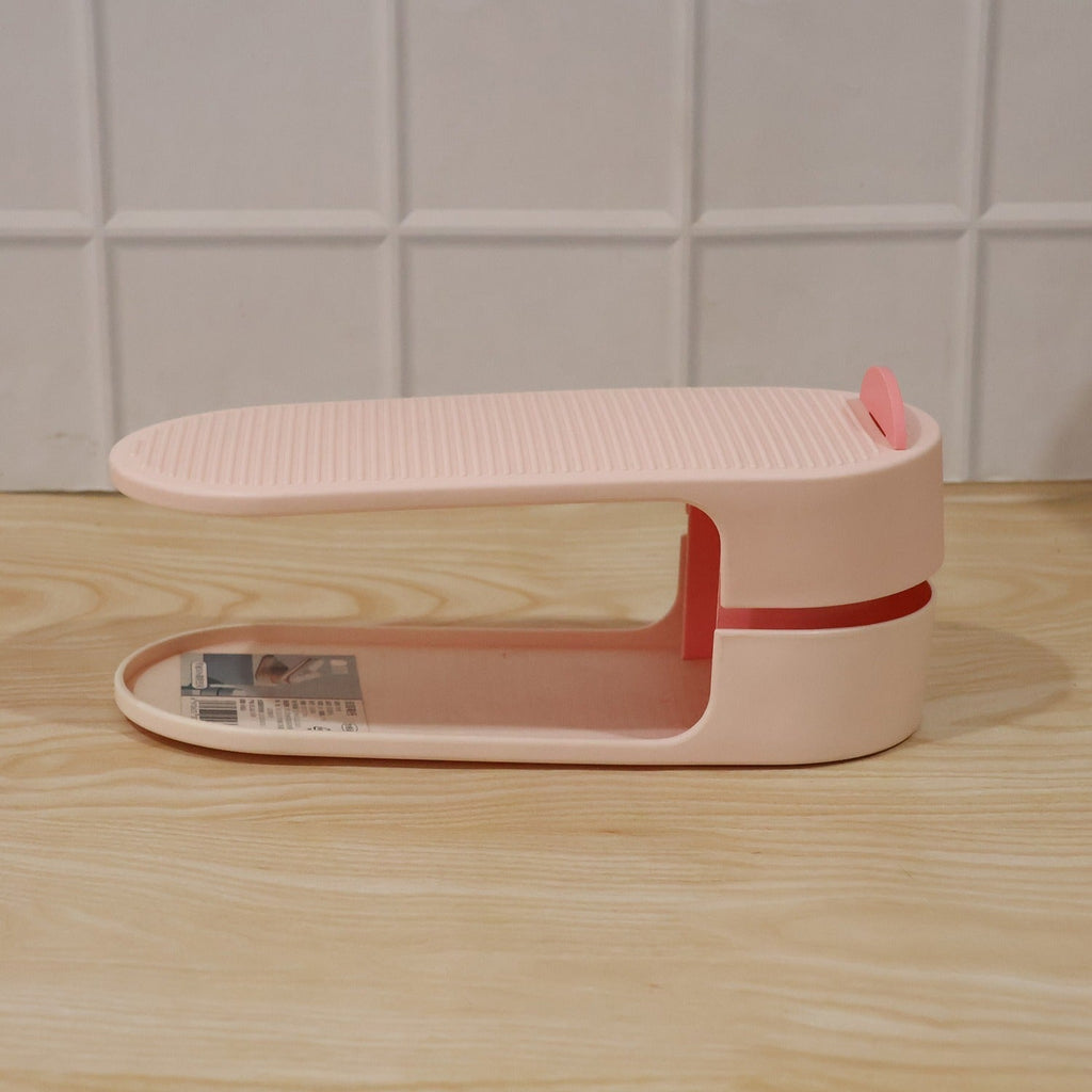 Adjustable Shoe Storage Rack Space-Saving & Stackable Design - Detail View 7