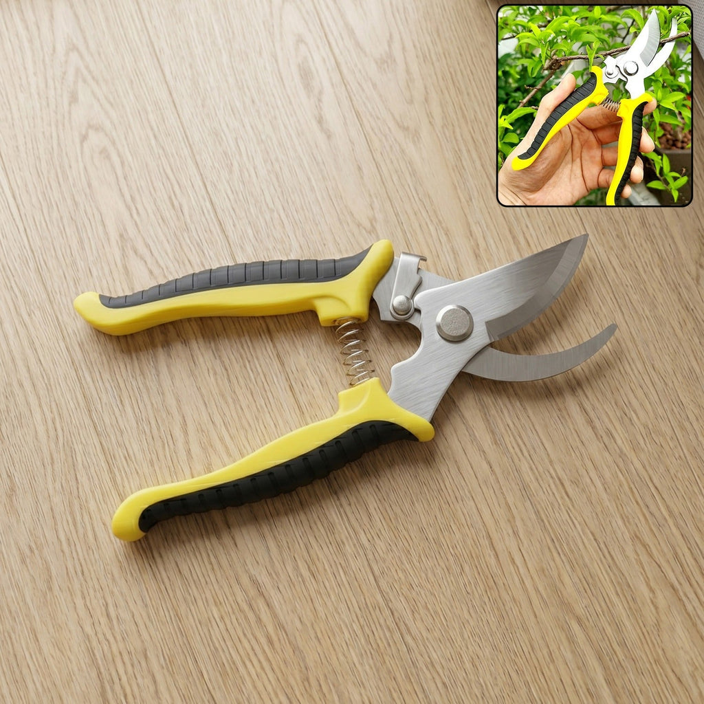 Heavy Duty Garden Pruning Shears Sharp Stainless Steel Blades for Precise Cutting