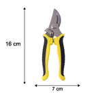 Heavy Duty Garden Pruning Shears Sharp Stainless Steel Blades for Precise Cutting - Detail View 6