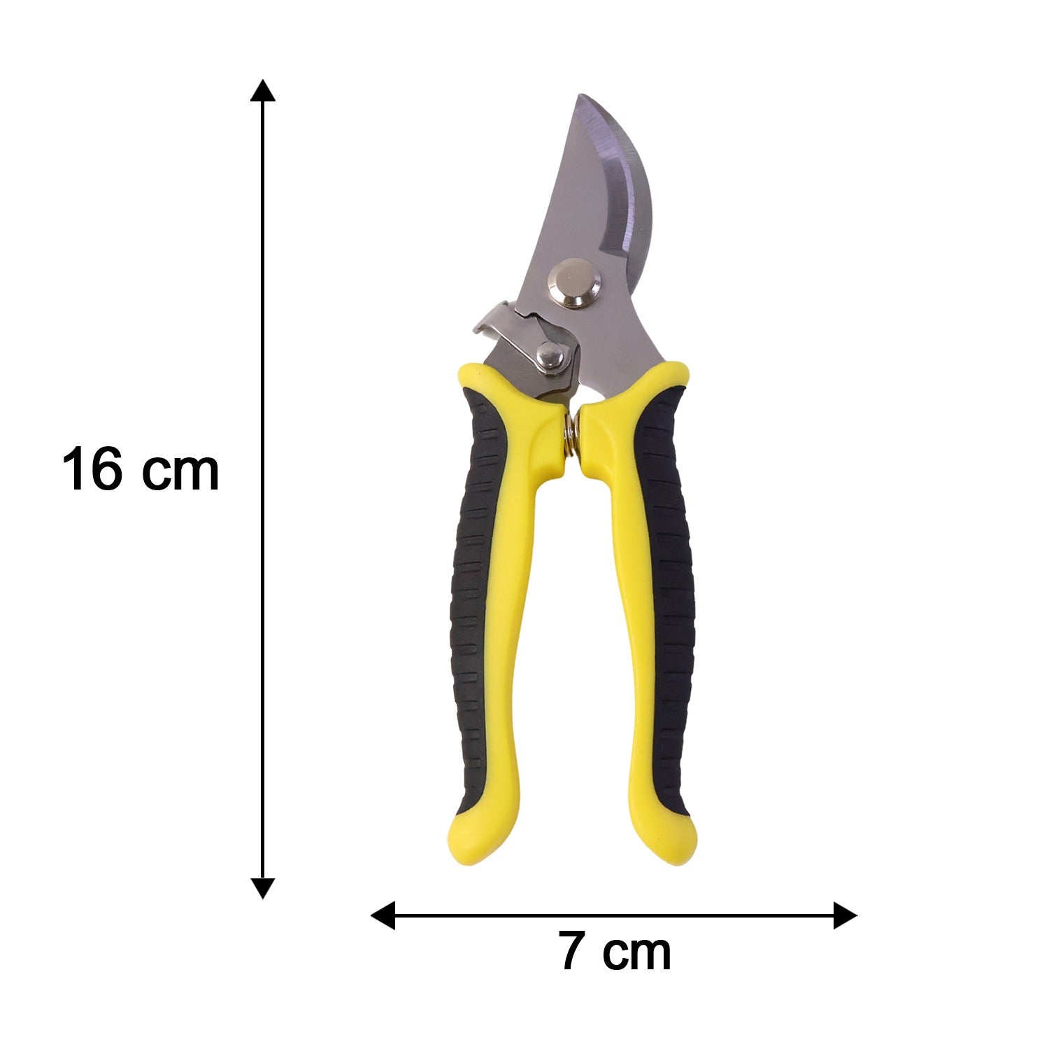 Heavy Duty Garden Pruning Shears Sharp Stainless Steel Blades for Precise Cutting - Detail View 6