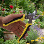 Heavy Duty Garden Pruning Shears Sharp Stainless Steel Blades for Precise Cutting - Detail View 7