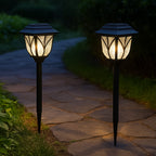 ALVENZA Solar Pathway Lights – Water-Ripple Garden Lighting | FitFuzion