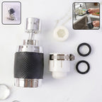 Kitchen Faucet Sprayer 360 Rotatable & Water-Saving Nozzle - Side View