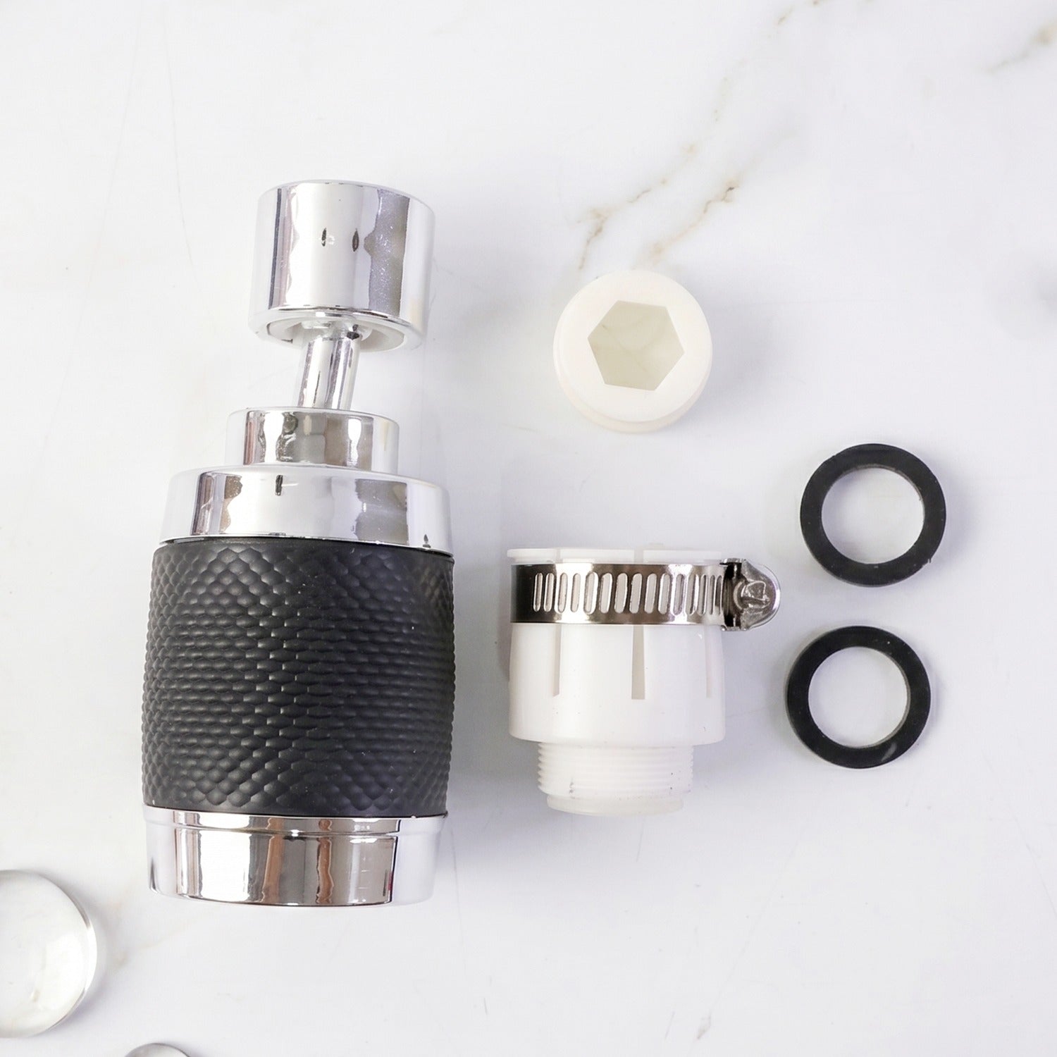 Kitchen Faucet Sprayer 360 Rotatable & Water-Saving Nozzle - Detail View 8