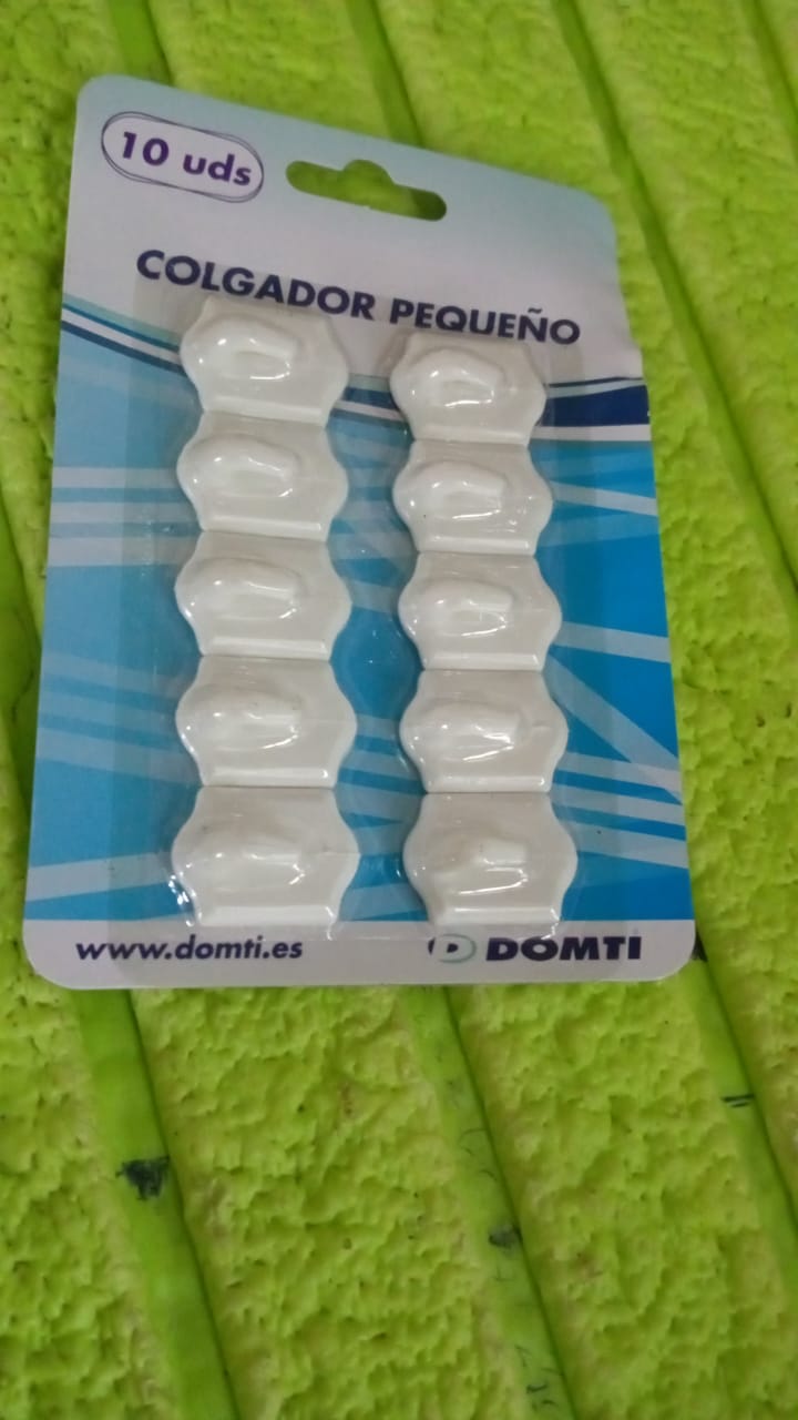 Adhesive Wall Hooks Strong Drill-Free Set of 10 | GlimmerHome - Detail View 6
