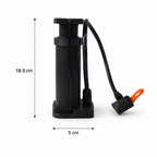 Mini Foot Pedal Air Pump Portable High-Pressure Inflator for Bikes & Balls - Detail View 6