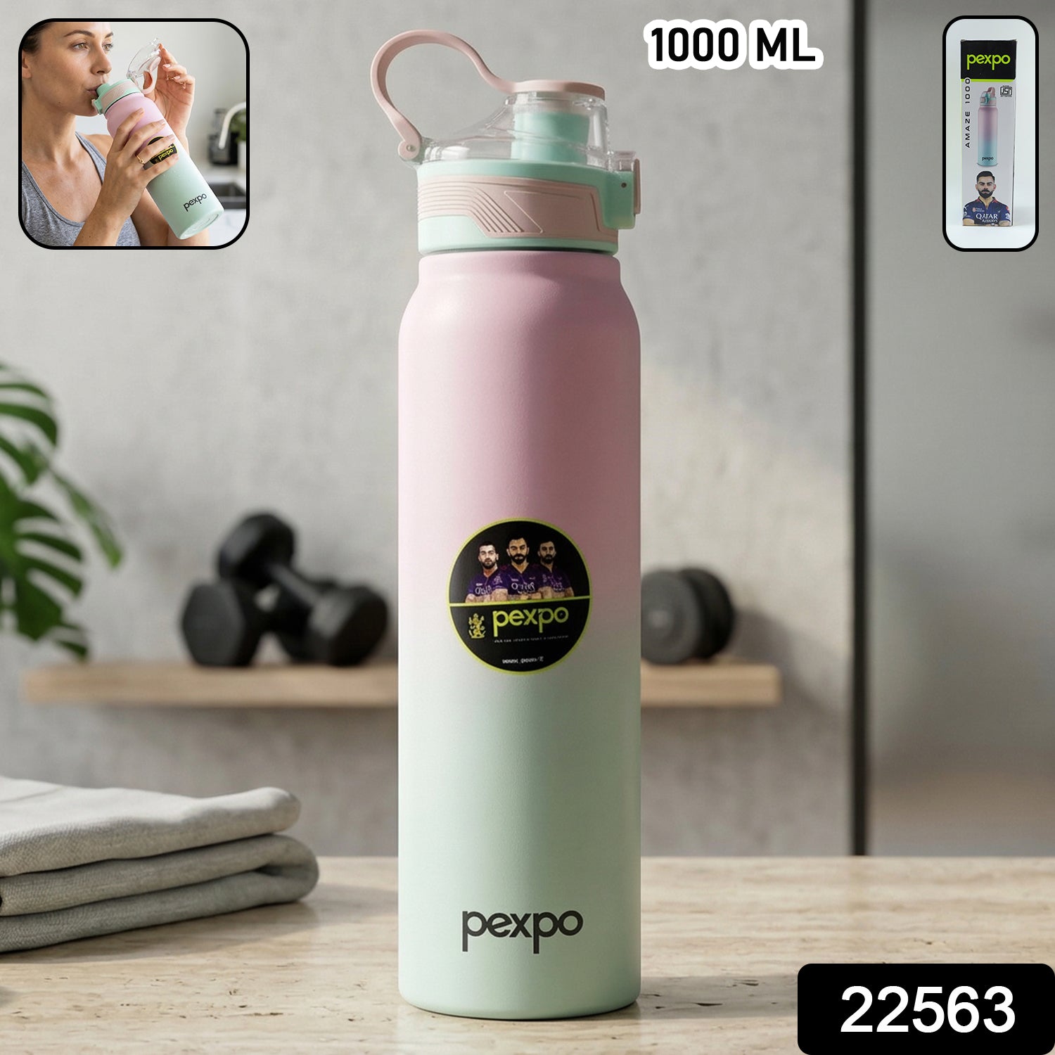 ALVENZA Insulated Stainless Steel Water Bottle – Hot & Cold Retention for Active Use