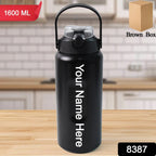 ALVENZA Large Capacity Stainless Steel Insulated Water Bottle – 1600ML Leakproof Flask