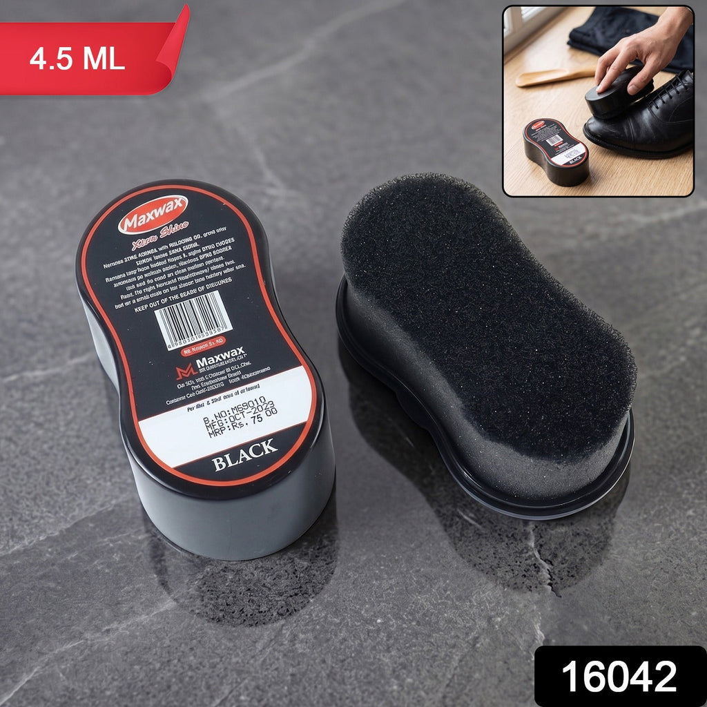 Shoe Shiner Instant Shine with Built-in Sponge Applicator - Side View