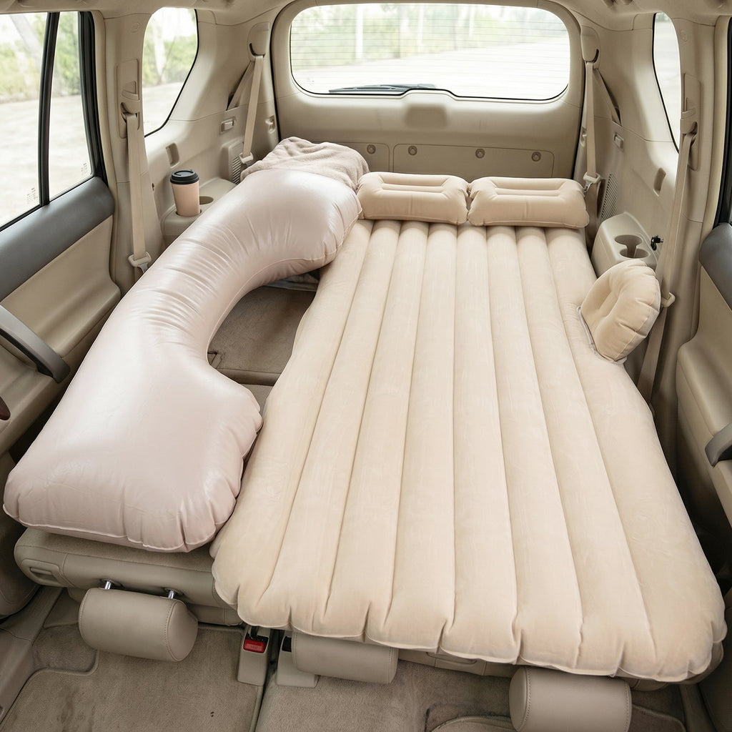 ALVENZA Portable Car Air Mattress – Foldable for Travel & Camping Comfort, Car Sofa