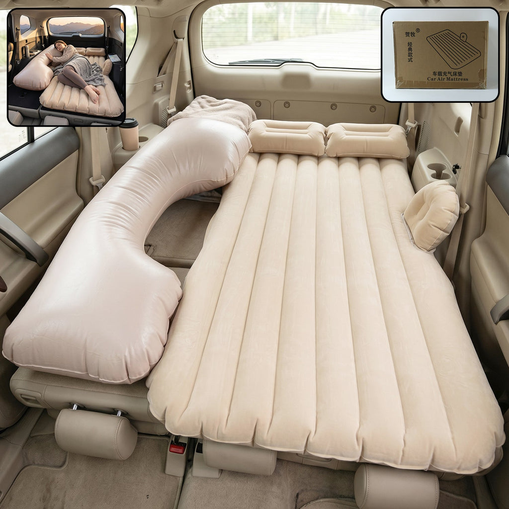 ALVENZA Portable Car Air Mattress – Foldable for Travel & Camping Comfort, Car Sofa
