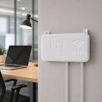 Wall Mount WiFi Router Holder Space-Saving Cable Management Solution