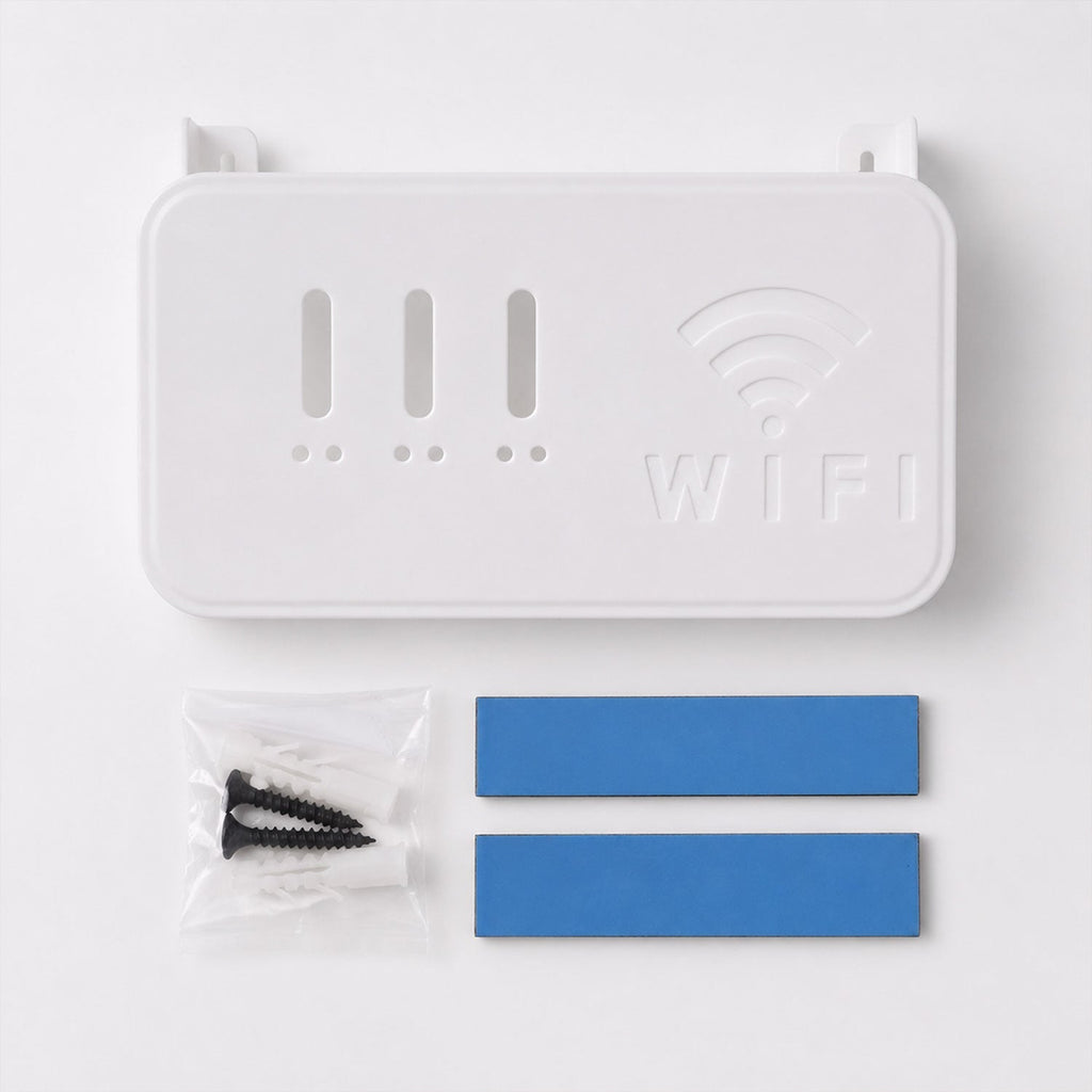 Wall Mount WiFi Router Holder Space-Saving Cable Management Solution - Detail View 5