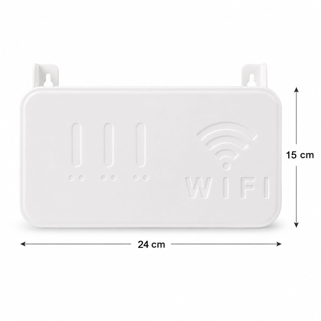 Wall Mount WiFi Router Holder Space-Saving Cable Management Solution - Detail View 6