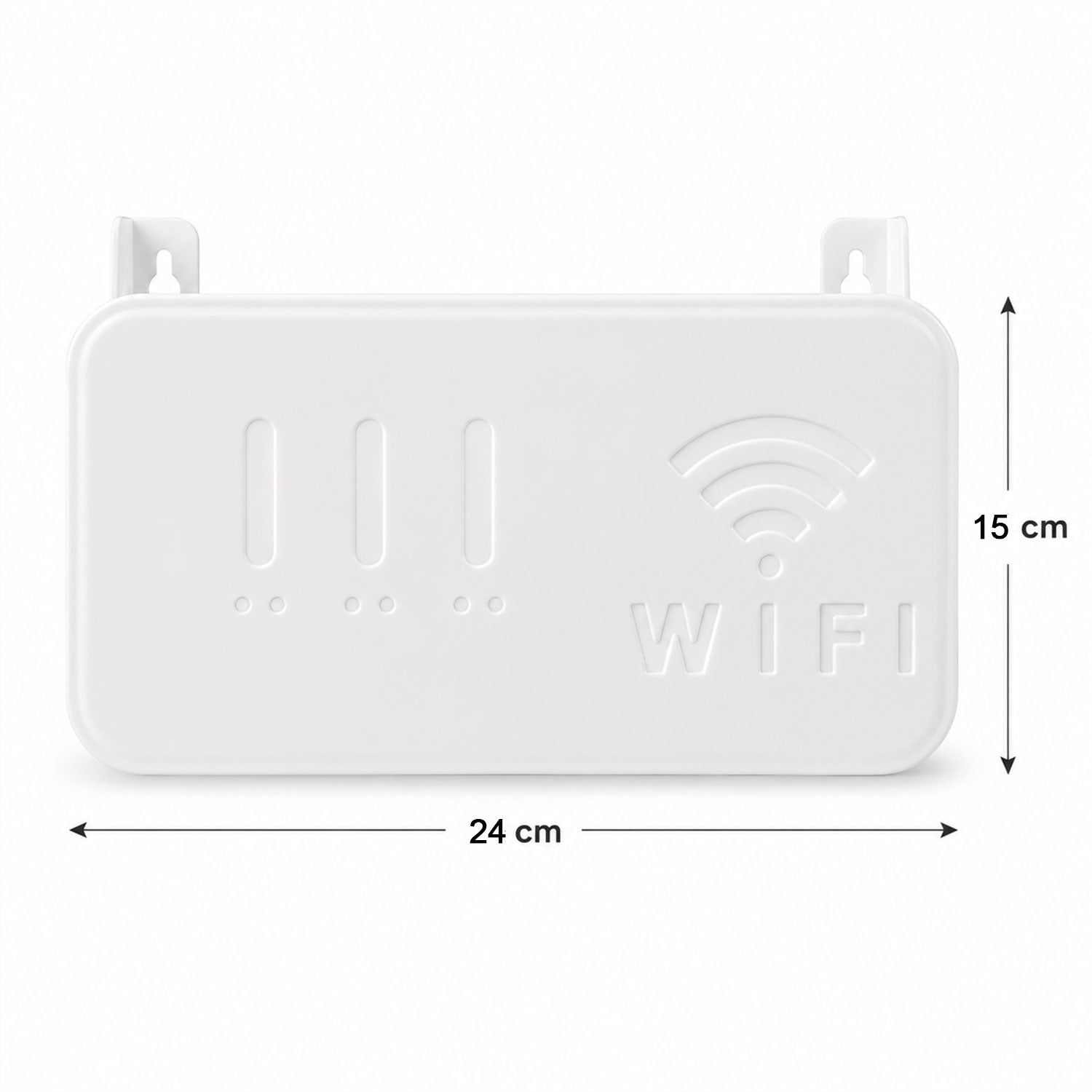 Wall Mount WiFi Router Holder Space-Saving Cable Management Solution - Detail View 6