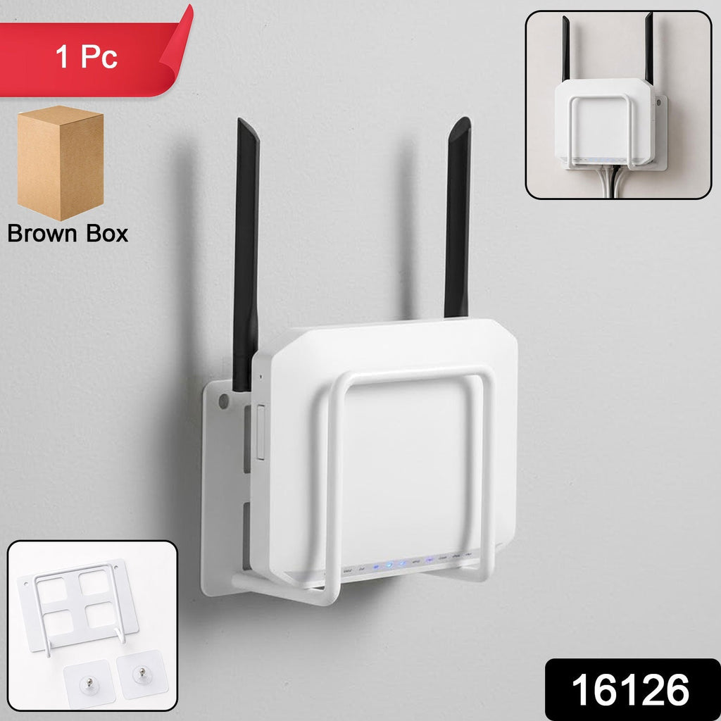 WiFi Router Wall Mount Bracket Space-Saving & Easy to Install - Side View