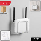 WiFi Router Wall Mount Bracket Space-Saving & Easy to Install - Side View
