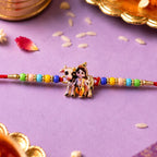 ALVENZA Lord Krishna Rakhi – Divine Protection & Traditional Charm