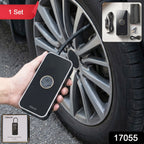 Portable Electric Car Tyre Pump Wireless & Rechargeable for Easy Inflation - Side View