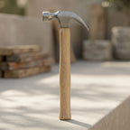 Wooden Handle Claw Hammer Durable Steel Head for Carpentry - Detail View 8