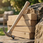Wooden Handle Claw Hammer Durable Steel Head for Carpentry - Detail View 7