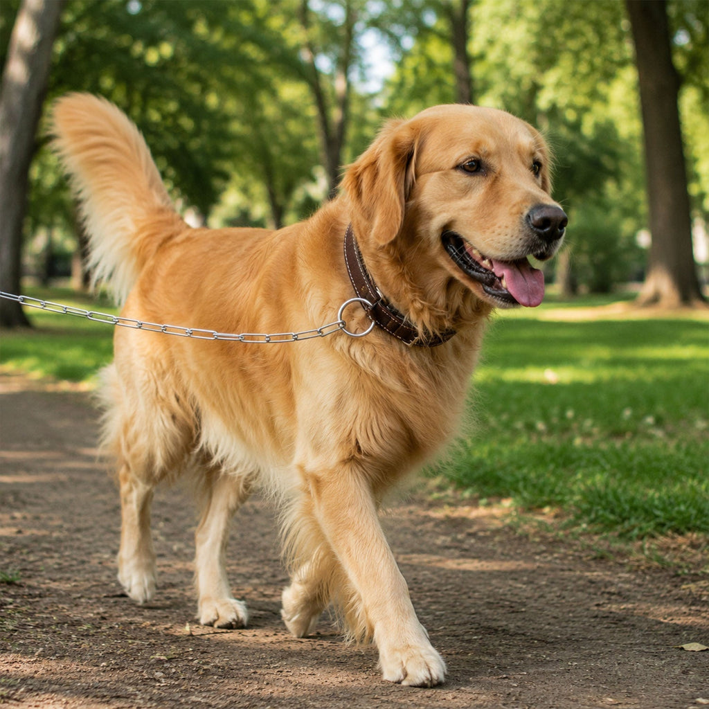 Heavy Duty Dog Chain Leash Durable 67-inch Pet Tether for Control