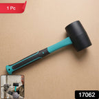 Heavy Duty Sledge Hammer Durable Rubber Mallet for Construction - Front View