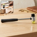 Double Head Rubber Mallet Non-slip grip & durable steel handle