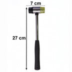 Double Head Rubber Mallet Non-slip grip & durable steel handle - Detail View 6